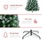 Best Choice Products Artificial Frosted Christmas Tree, Premium Unlit Spruce Design, Dense Branches – Green Spruce​